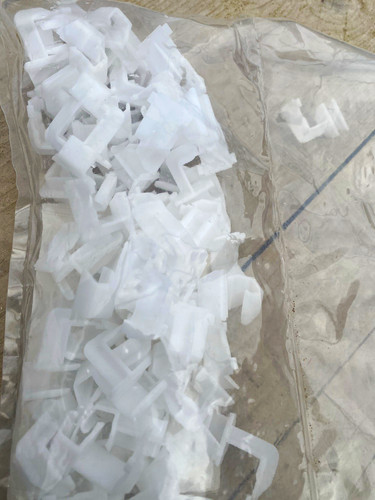 White plastic tile clips for - white,